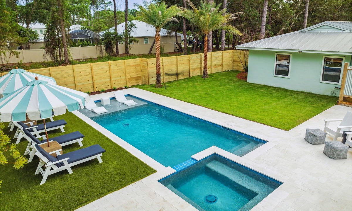 Seacrest Cottage | Private Adult Retreat on 30A | Pool + Spa + Bikes