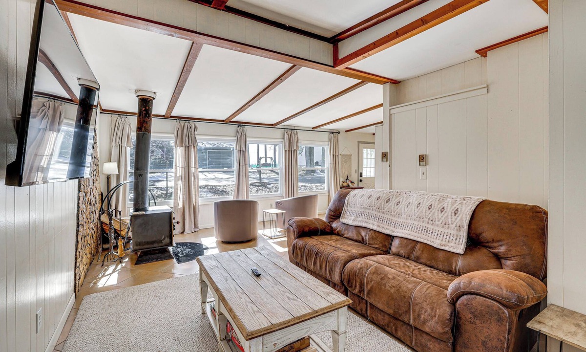Cadillac House | Private Boat Dock at Waterfront Lake Mitchell Home