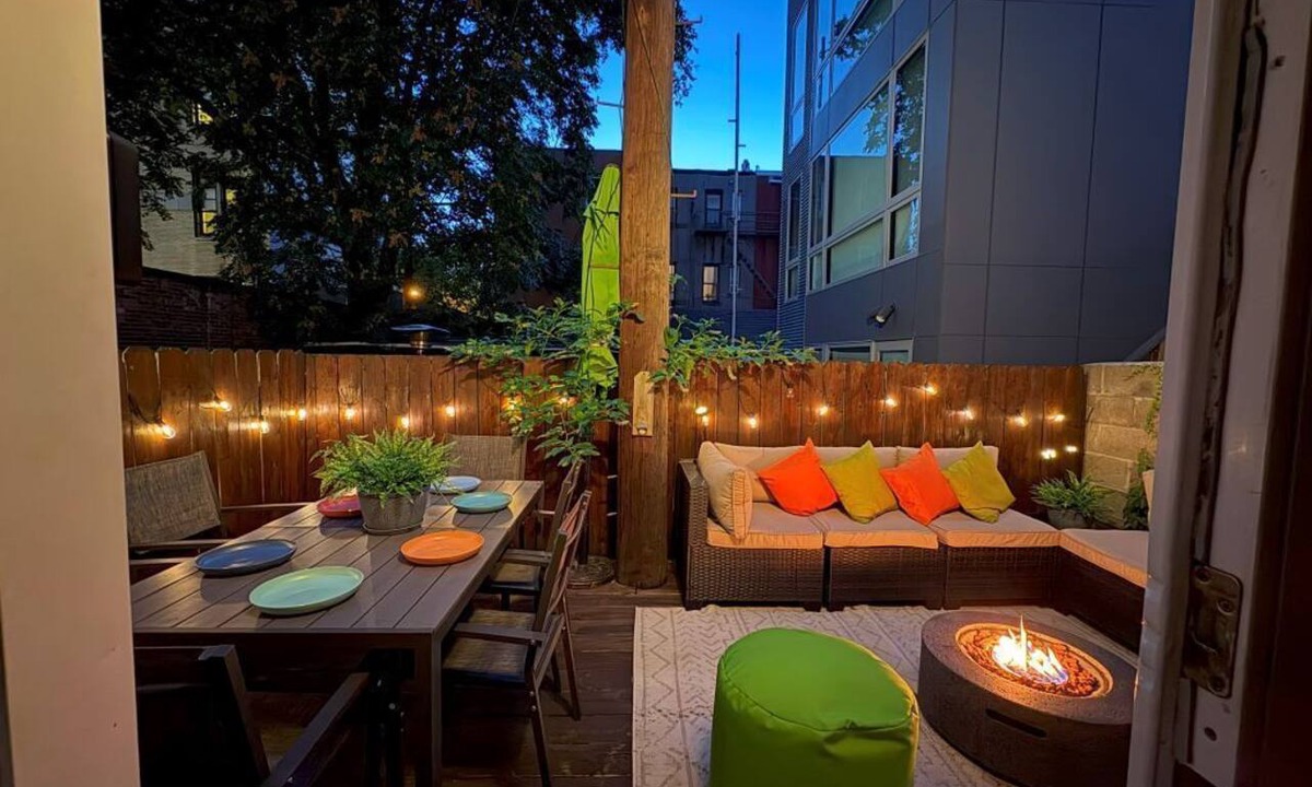 Hoboken Condo | Private Patio Apt Min to NYC Sleeps up to 9 Free Parking Washer/Dryer