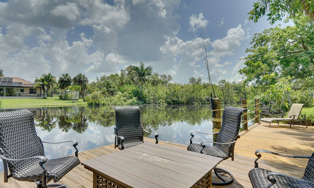 North Fort Myers House | Private Pool & Dock: Riverfront 'Bridge Escape'