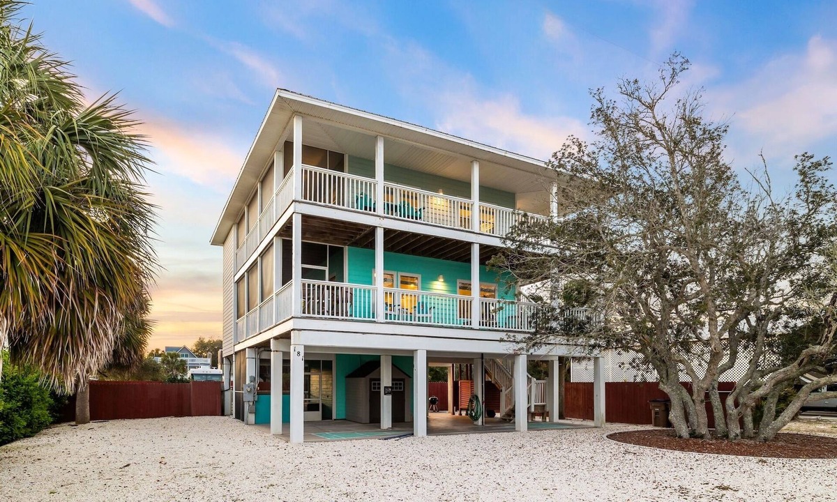 Indian Pass House | Private Pool! Fenced Yard! Porches with Gulf Views!