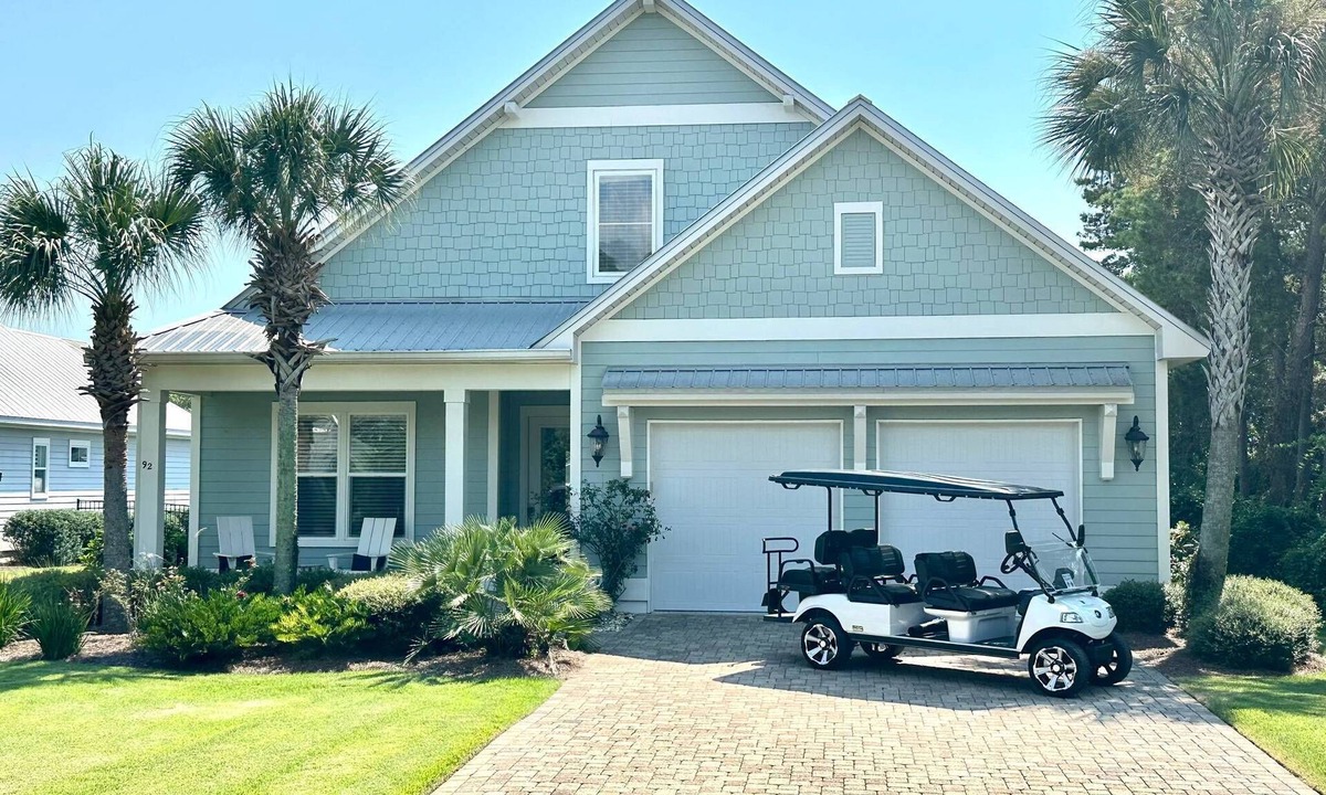 Gulfview Heights House | Private pool, golf cart, walk to the beach and dining