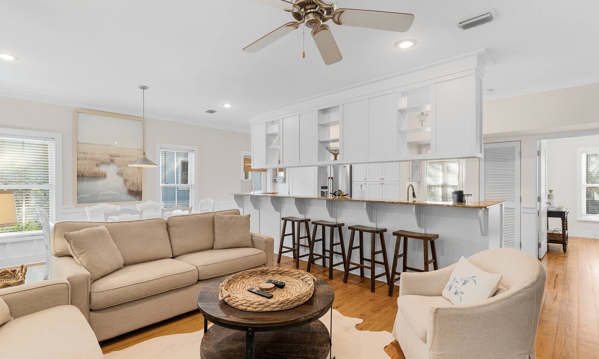 Seacrest Cottage | Quick walk to the beach access & pool. Beach gear in shed!