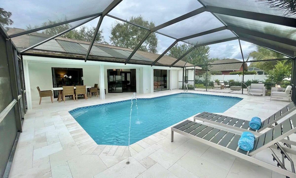 Willoughby Acres House | Quiet Luxury Coastal Naples Retreat Heated Pool + Designer Outdoor Living