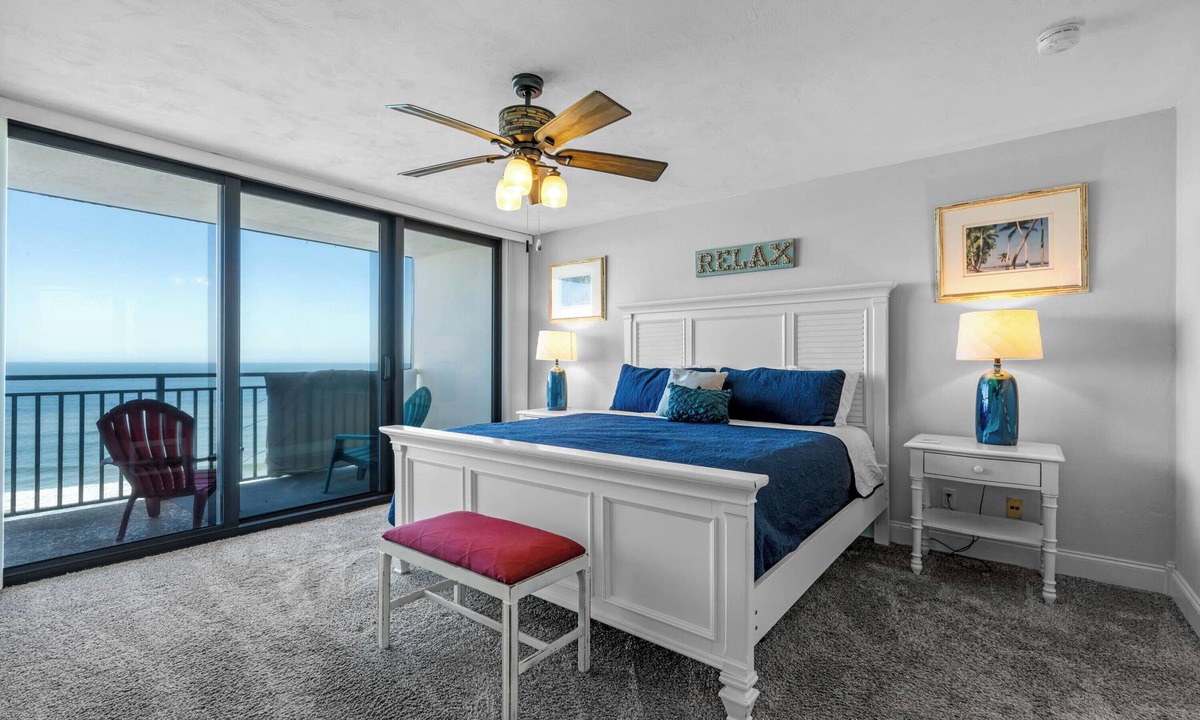 Daytona Beach Shores Condo | Remarkable 15th floor direct ocean view!