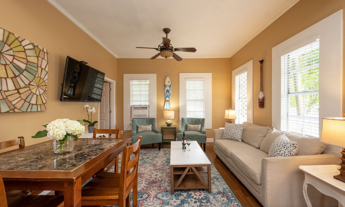 Historic Seaport Condo | Rose Lane Villas - Villa Rosa - 1 Bedroom - Downtown Key West