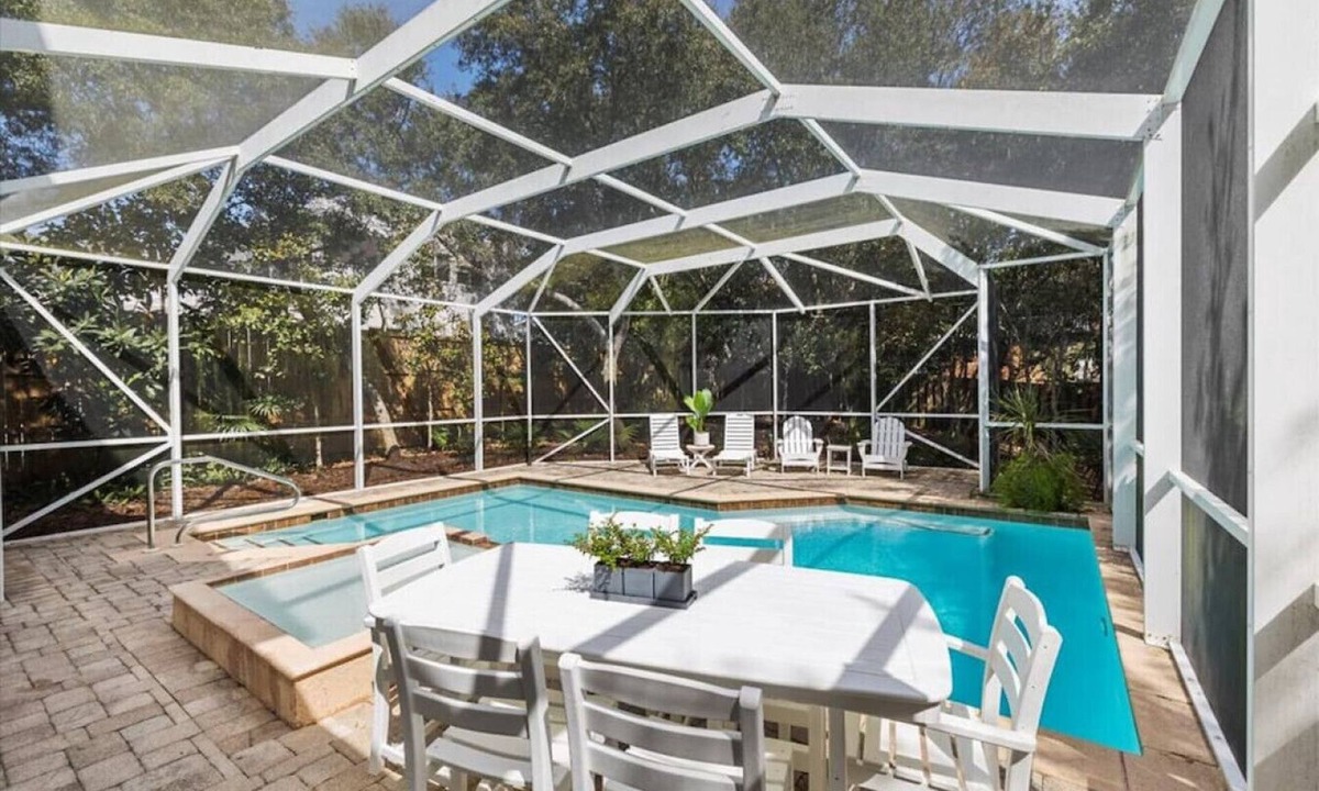 Dune Allen Beach House | Saltseeker Peaceful Pool & Easy beach access w/golf cart