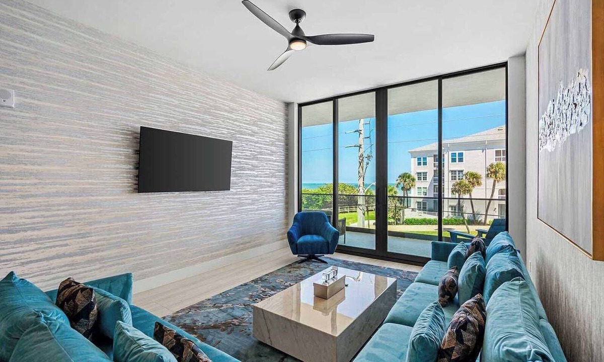 Melbourne Beach Condo | Sandy Solace | Stylish Ocean View Condo w/Balcony, Premium LR/DR & Huge Master