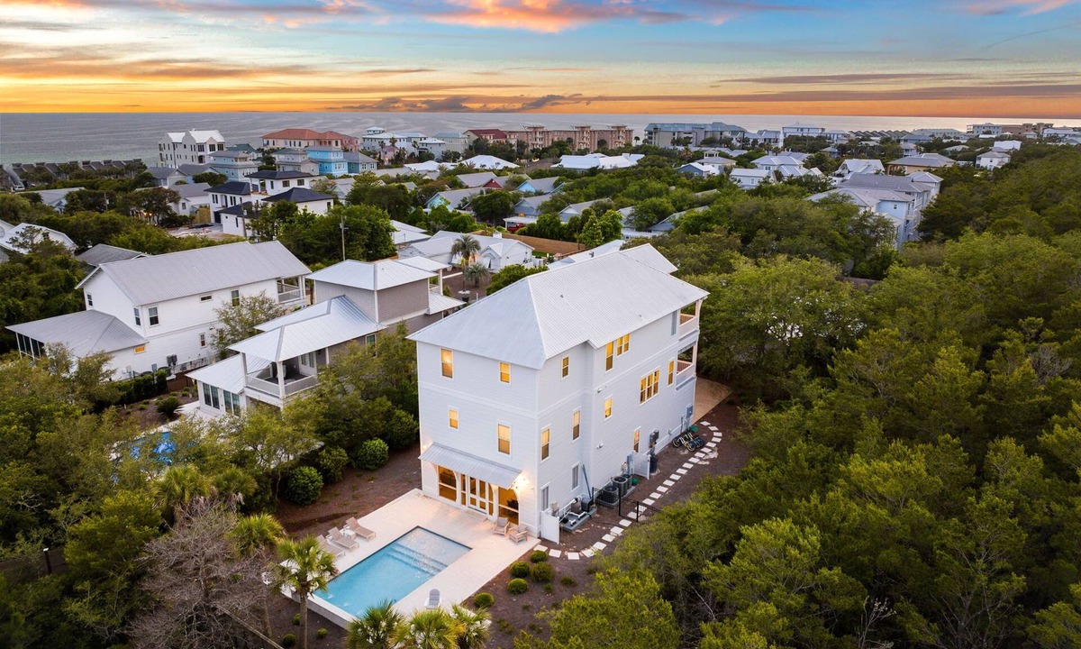 Seacrest House | Seacrest Beach House, Pool, LSV, Outdoor Kitchen, Fire Pit, 5 Bikes, Across from