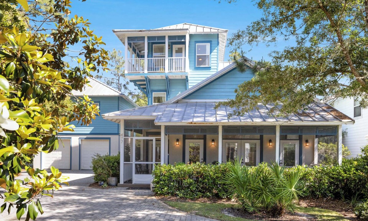 Sugarwood Beach House | Seagrove Beach Home + Carriage House + Bikes