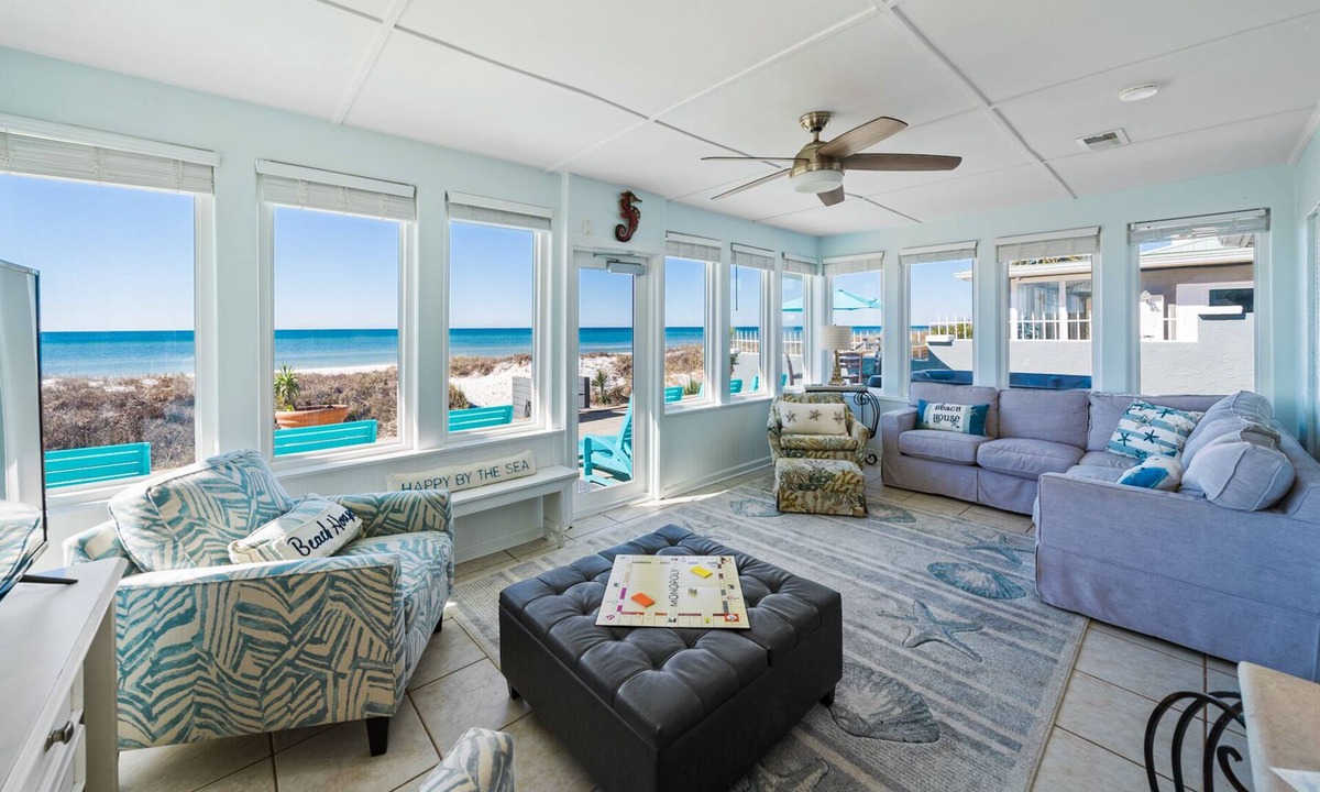 Bahama Beach House | Seahorse! Incredible Gulf Front Home. 2 Homes for 1 Price. Hot Tub. Awesome.