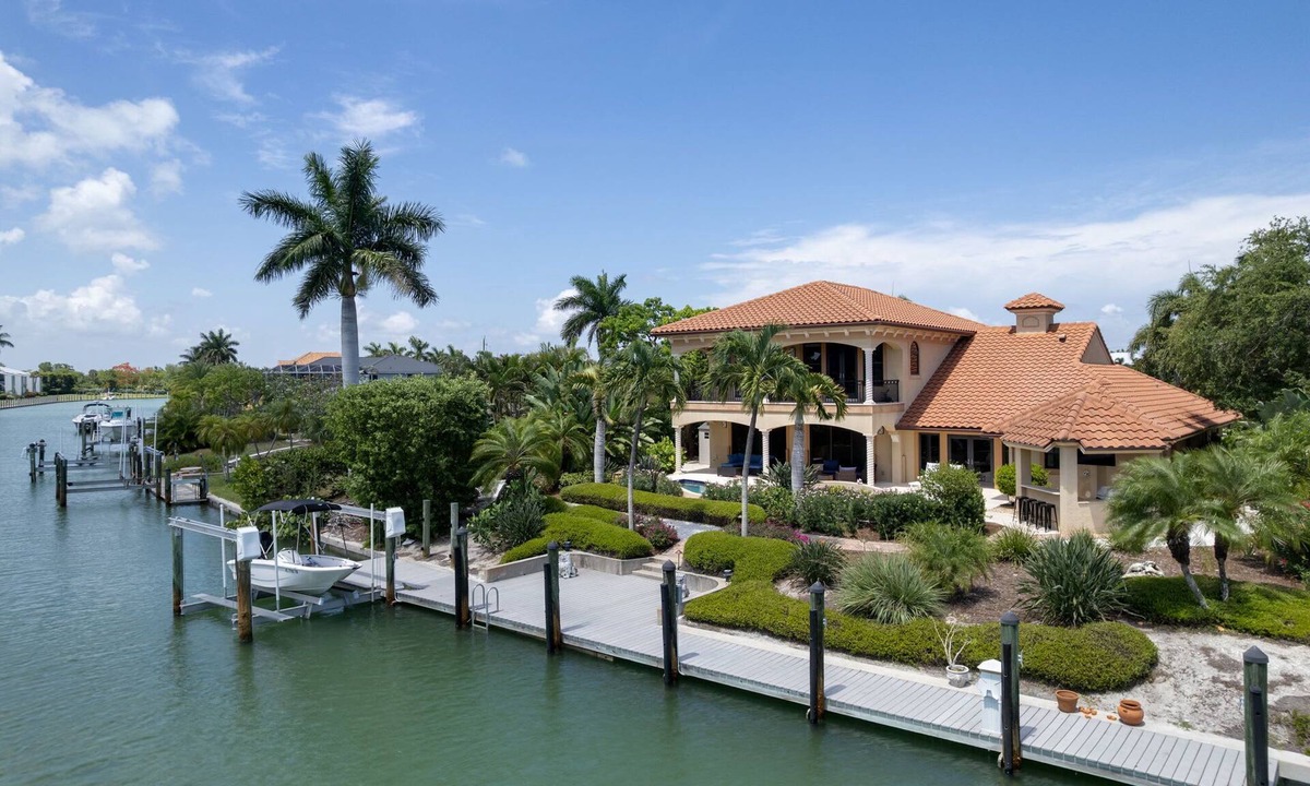 Shell Harbor Villa | Seas the Day - A Stunning Waterfront Villa on Sanibel's East End, Boat Dock with Lift