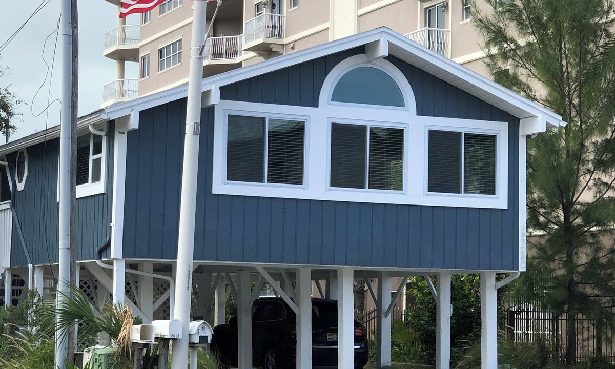 Indian Shores House | Spacious Beach House Steps to Beautiful Gulf Beach Pets Considered.
