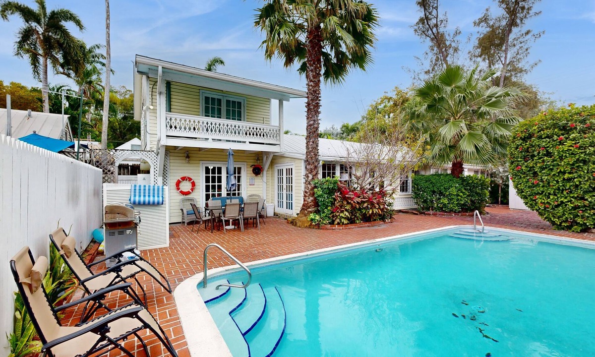 Historic Seaport House | Spacious home with pool & balcony - 1 block from Duval Street
