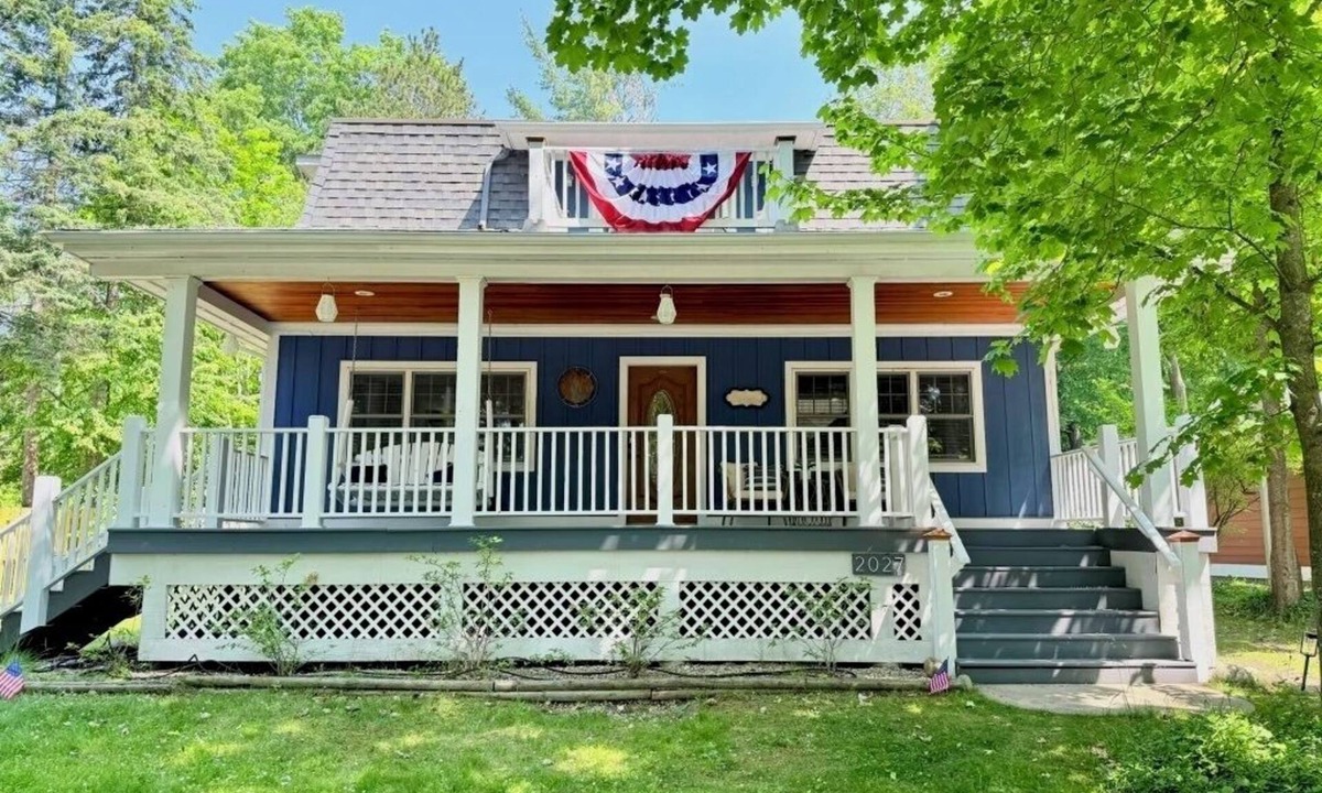 Walloon Lake House | Spacious Walloon Lake Village Hideaway - Steps to Lake Access, Shops & Dining