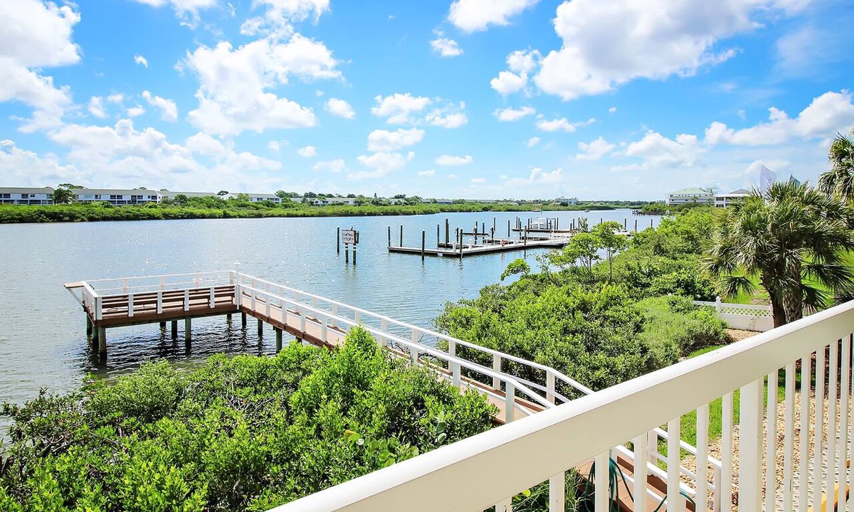 Indian Shores Condo | SPECTACULAR WATER VIEW 103 ACROSS FROM THE BEACH AND AMAZING INTERCOASTAL VIEW