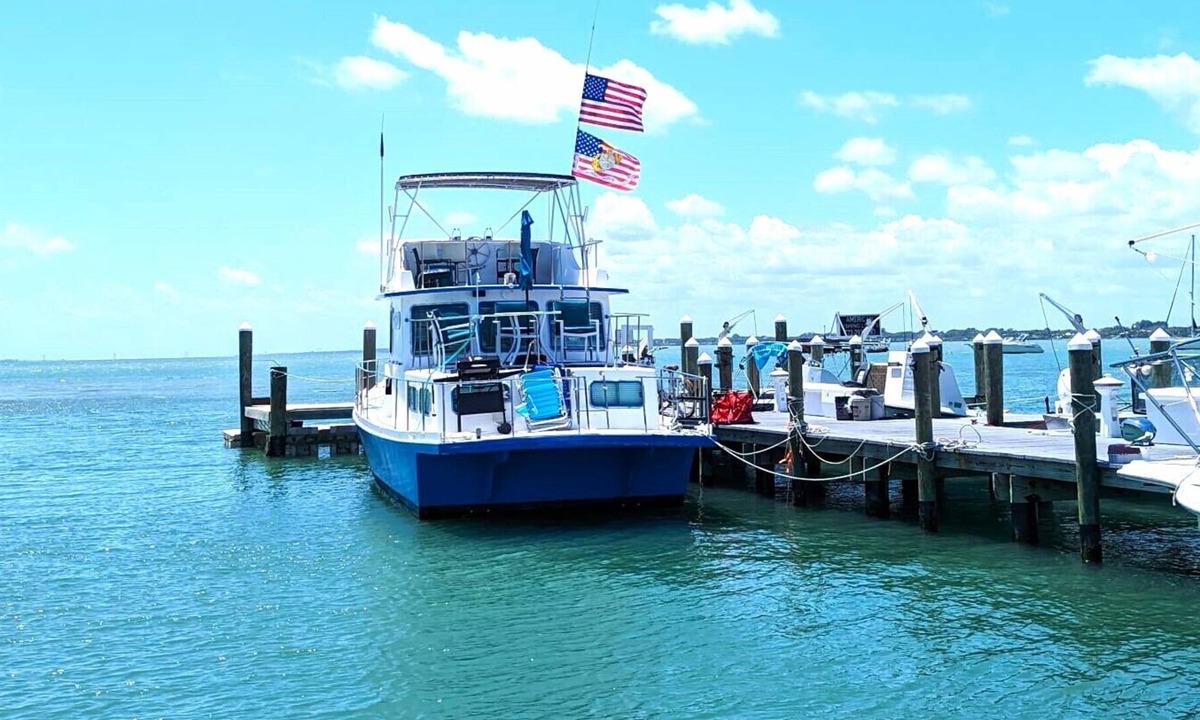 Fort Pierce Boat Rental | This is a one of a kind adventure! Historic, restored Thompson Trawler Yacht!
