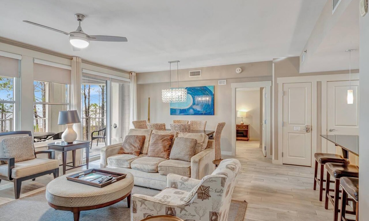 Baytowne Wharf Condo | Tranquil 3rd Floor Retreat: 2 Bedroom, 3 Bath, and two King Beds at Sandestin Golf and Beach Resort!
