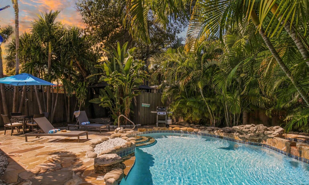 New Town House | Tropical Key West Escape Private Pool | Month Long Stays | Flagler's Oasis