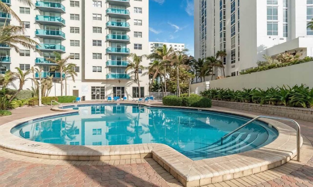 Hollywood South Central Beach Condo | Two Bedroom Resort Suite with Pool and Gym