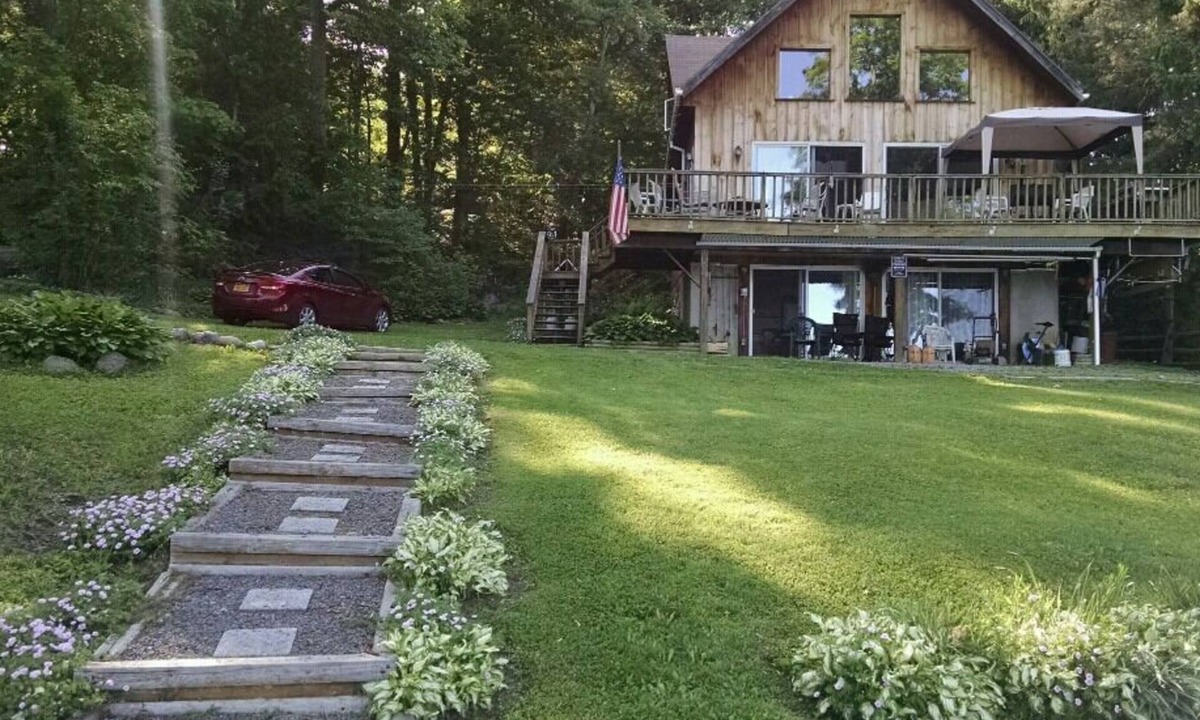 Cooperstown House | Valhalla on the Lake - Otsego Lake A-Frame home with terrific view + waterfront