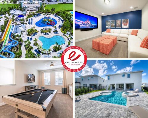 Historic Downtown Kissimmee House | Vibrant Home With Private Pool, Pool Table Near Disney With Waterpark & Resort Access At Encore Resort - 7707Gr