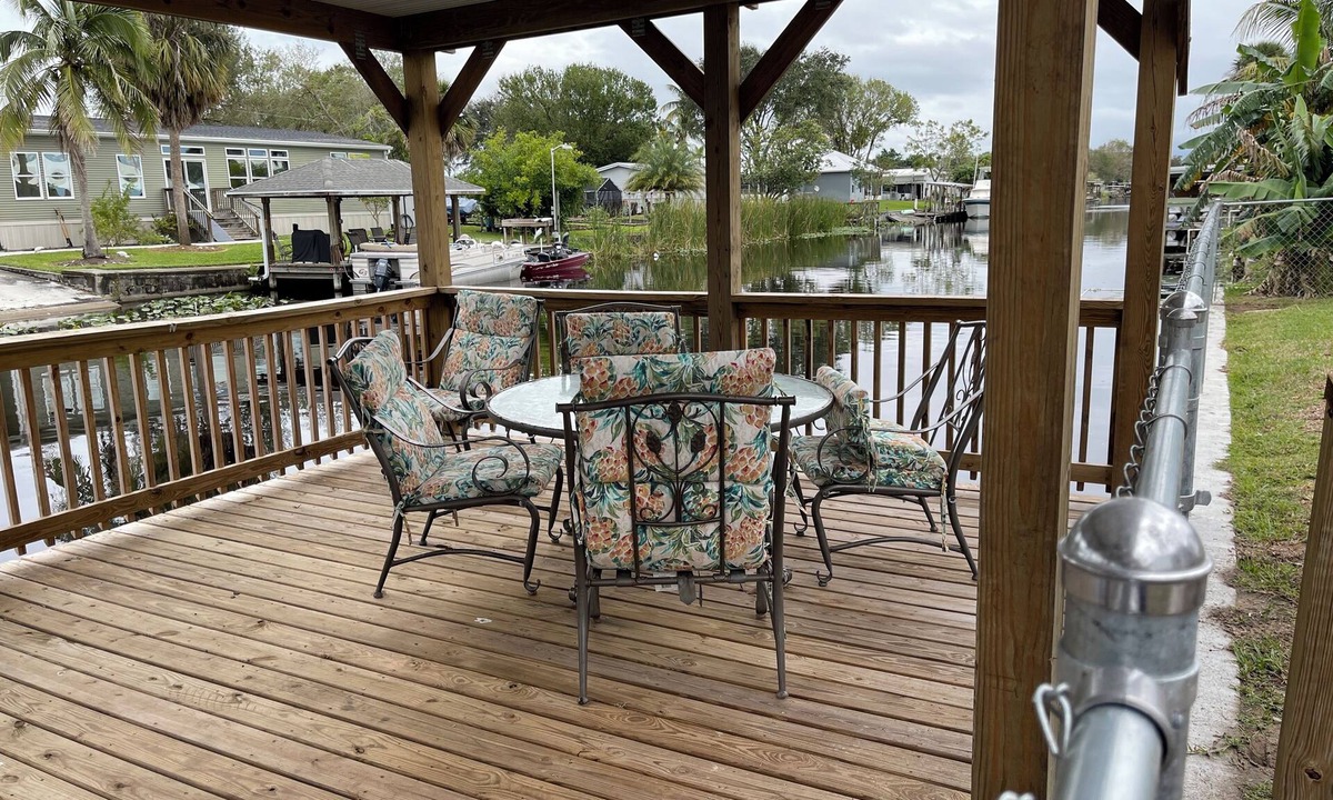 Taylor Creek House | Waterfront, indoor pool, covered marina, fenced 3/2 home