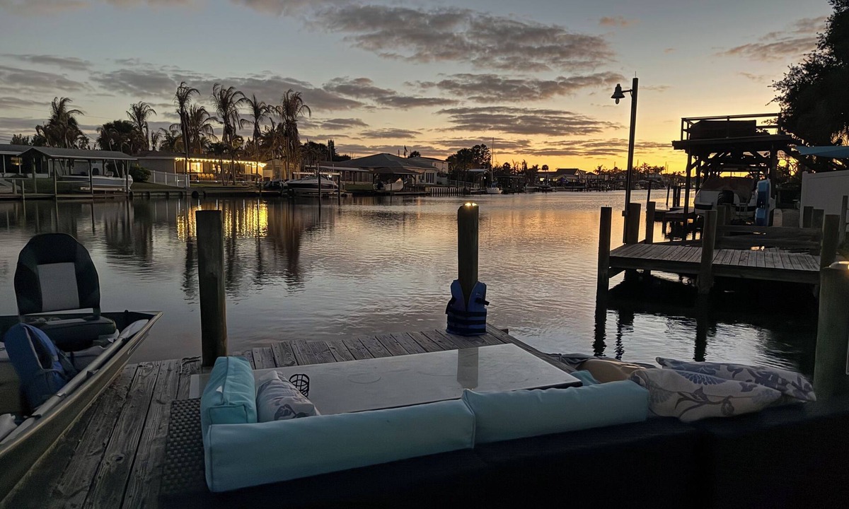 Waterway Estates Apartment | Waterfront Studio w/Private Entry Manatees + Dolphins 1 Mile to Beach