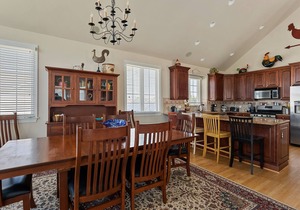 5 bedroom, 4 bath home is just nine houses from the entrance to a dune-protected beach