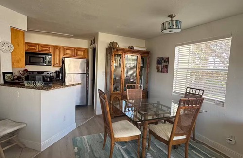 Ocean Side Village Condo | 1-bedroom condo in tranquil Indialantic with pond view, pool and 5 min to beach