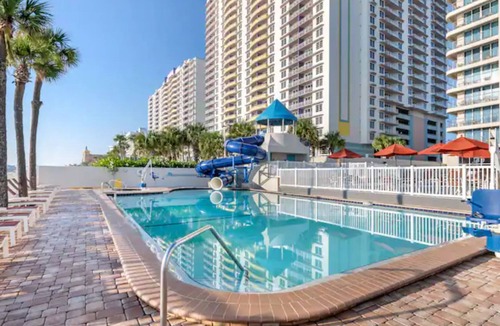 Seabreeze Historic District Condo | 1 Bedroom Presidential Suite, Sleeps 4, at Daytona Hilton Regency!