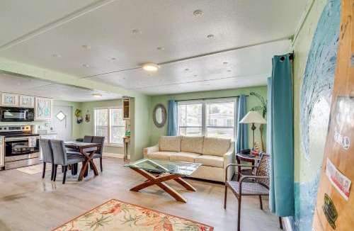 Vista Del Mar House | 1 Mi to Beach: Home w/Dock on Canal in Hudson