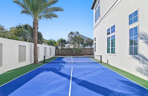 Seacrest House | 10,000+ Sq Ft Estate w/Beach Access, Gulf Views, Pool, Pickleball, Bar