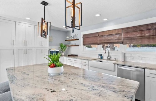 Crescent Beach House | 100 Steps to Beach! Pool, Hot Tub, Playground, BBQ