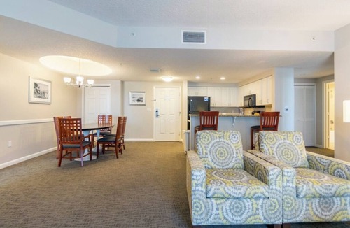 Seabreeze Historic District Condo | 2 Bedroom Deluxe Condo w/Kitchen, Sleeps 8, on Daytona Beach, at Ocean Walk!