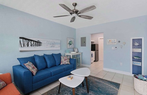 Cocoa Beach Apartment | 209 Turtle | King Bed | 250 steps to the sand!
