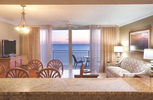 Panama City Beach Hotel | 2BD/Panama City Beach - Oceanfront View with Full Kitchen, Pools, Bar, and More!