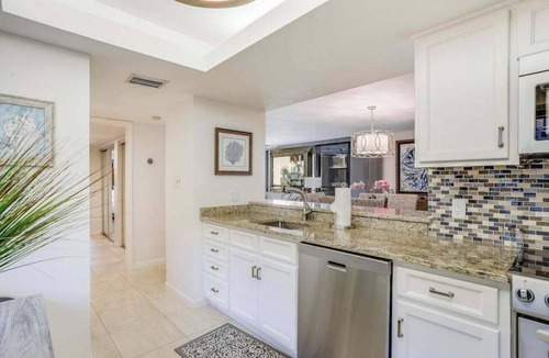 Bonita Bay Condo | 2nd-floor condo with private beach access, lanai, and access to heated pool