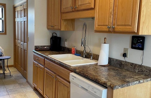 Frankfort Condo | 3-bdrm in Charming Downtown Frankfort!Overlooks marina. 2 blocks from Lake Mich!