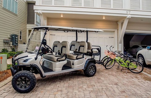 Panama City Beach House | 3 bedroom, with golf cart, across from the Hub, 30A