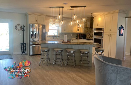 Saint James City House | 3 Master Suites-EVERYTHING is new pool home on the water