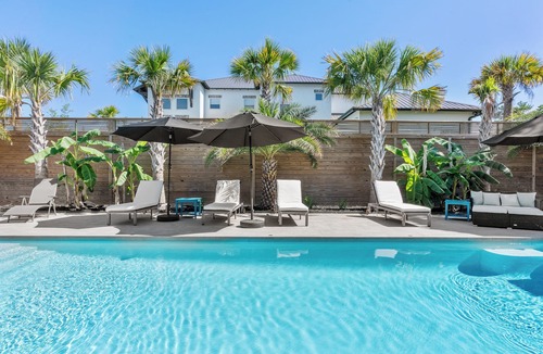 Gulfview Heights House | 30A Happy by the Sea | Private Heated Pool & Spa, Golf Cart, Near Beach