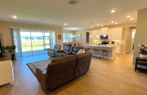 Deep Creek House | 4-bedroom house with 3 bathrooms, a 3-car garage, and plenty of open space.