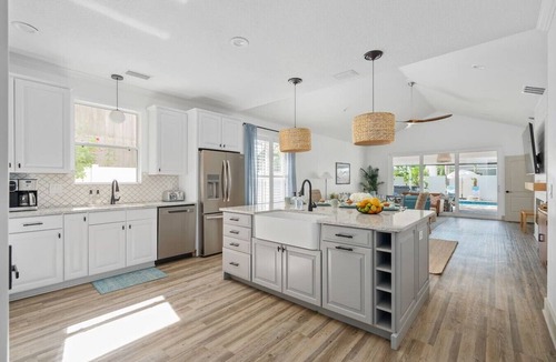 Jacksonville Beach House | 5BR Oasis: Hot Tub, Dual-Temp Pool, Movie Room