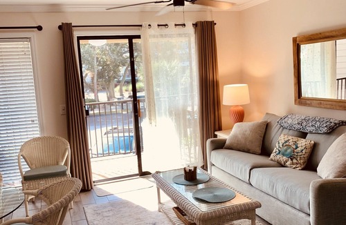 Folly Field Condo | 5th Villa to Beach Remodeled for 2021- Steps to Open Beach SLEEPS 6