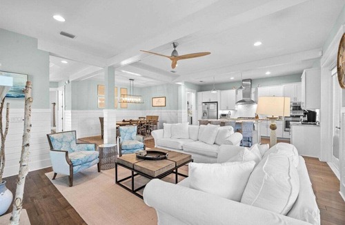 Santa Rosa Beach House | 🌊 6 Beds | 4 Porches | Golf Cart | Sleeps 12