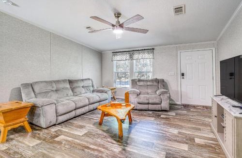 Citrus Springs House | 7 Mi to Crystal River: Home w/Yard & Fire Pit!