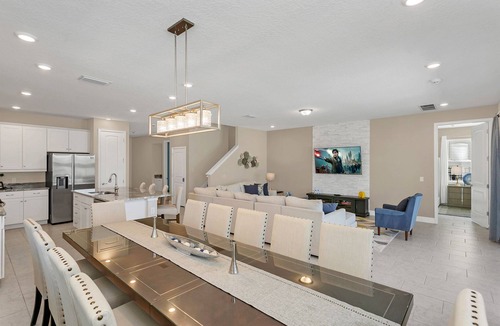 West Kissimmee Villa | 8BR Encore Villa | August Availability — Private Pool, Spa, Theater & Game Room