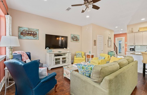 Gulf Place House | Adorable beach house, Just two blocks from the white sandy beach!