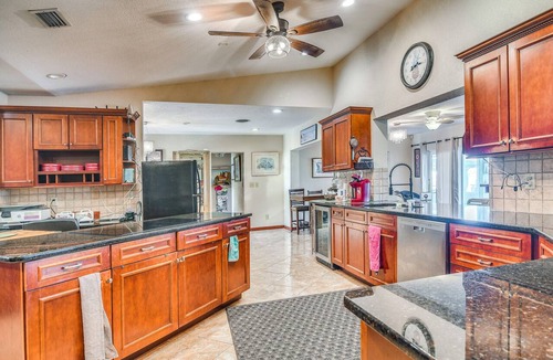 St. Petersburg House | Bayfront St Petersburg Home w/Hot Tub & Dock!
